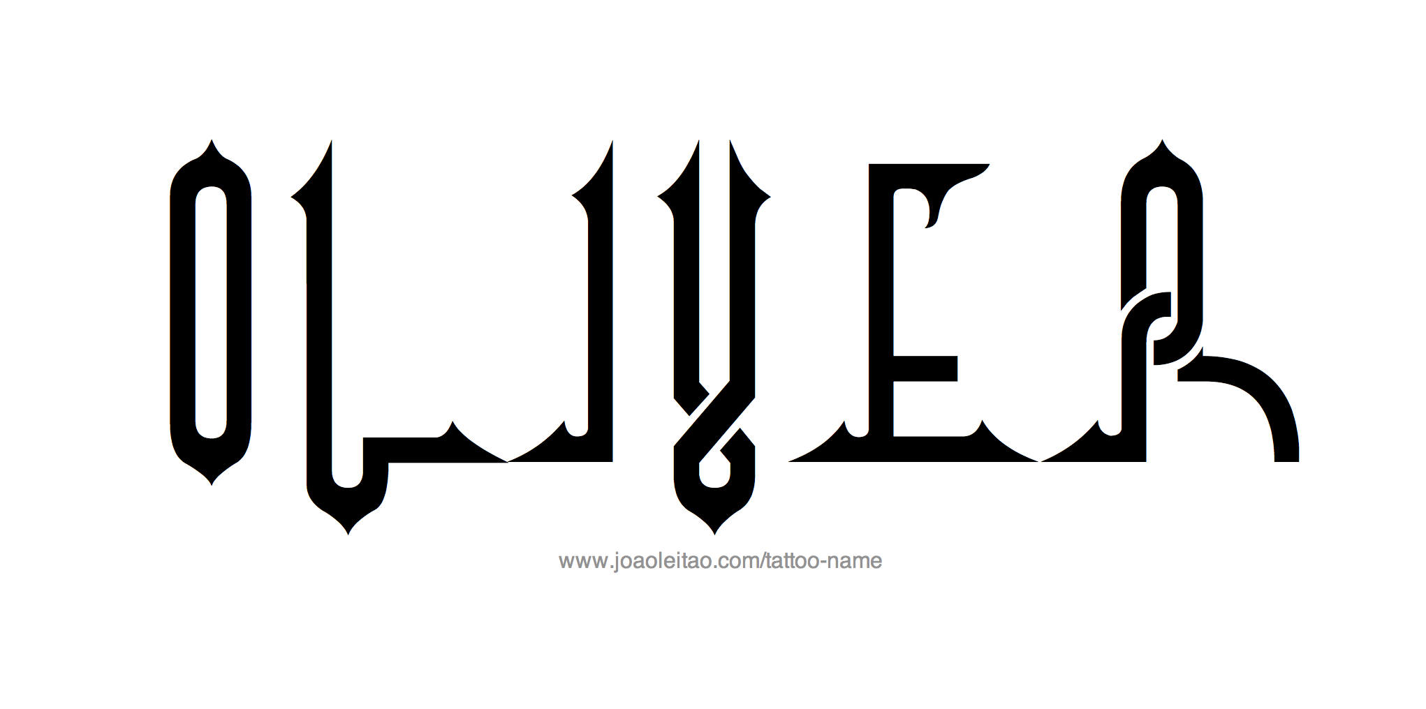 Oliver Name Tattoo Designs